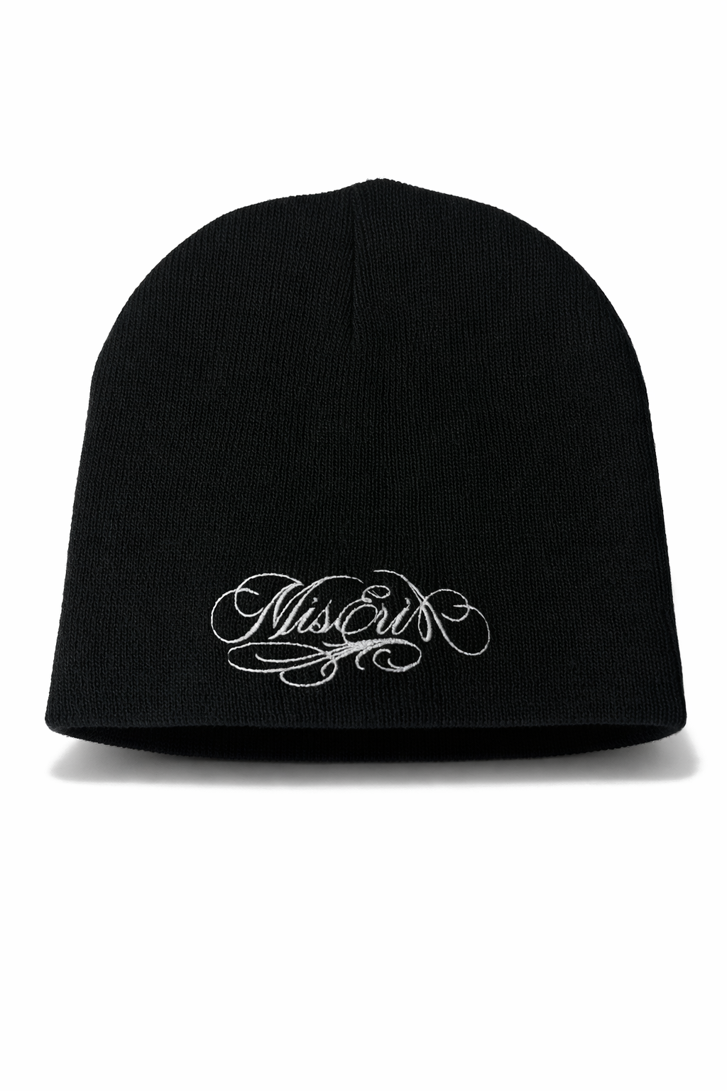 Miseria Calligraphy SkullCap Beanie