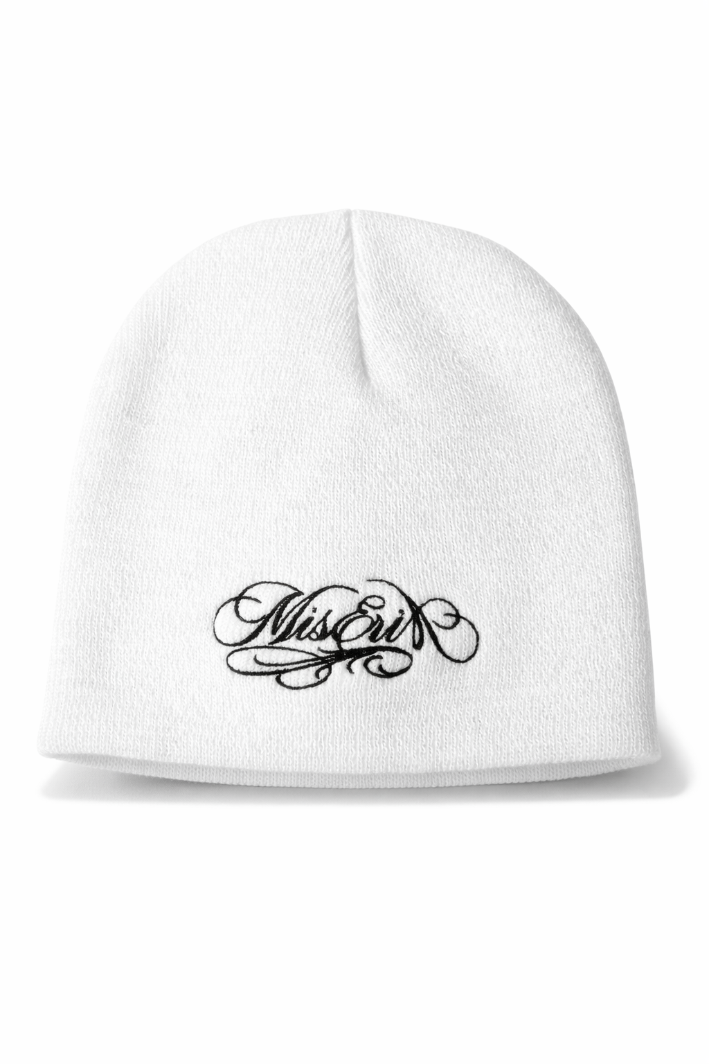 Miseria Calligraphy SkullCap Beanie
